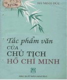 Ebook Tác phẩm văn của Chủ tịch Hồ Chí Minh: Phần 2 - Hà Minh Đức