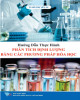 Giáo trình Hướng dẫn thực hành phân tích định lượng bằng các phương pháp hóa học: Phần 1